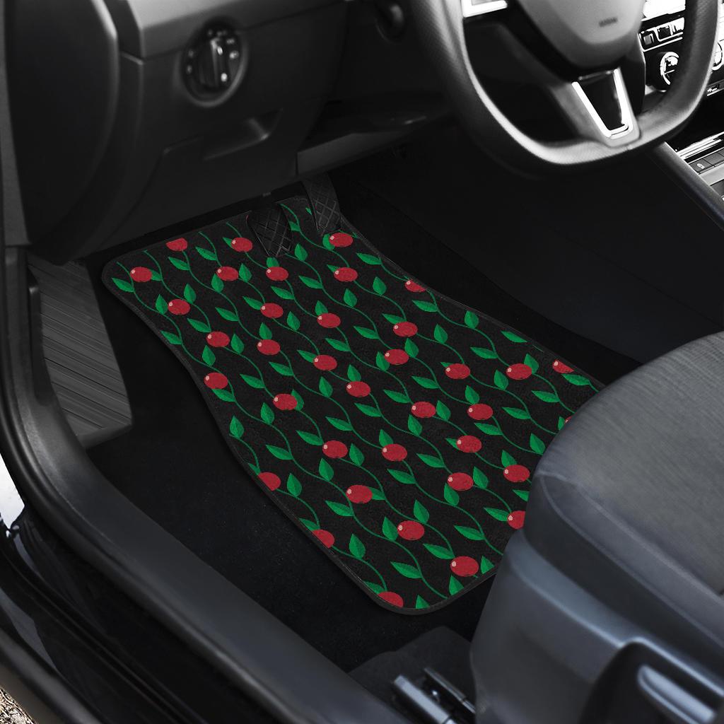 Cranberry Pattern Print Design CB01 Car Floor Mats-JorJune