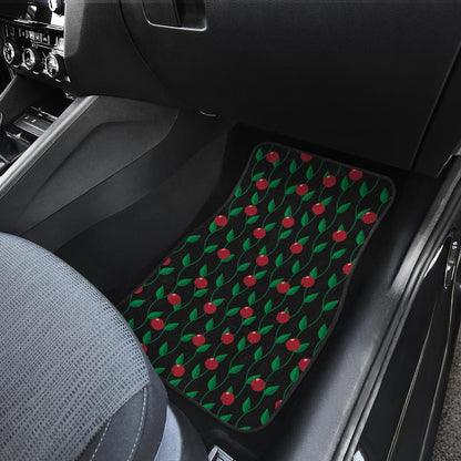 Cranberry Pattern Print Design CB01 Car Floor Mats-JorJune