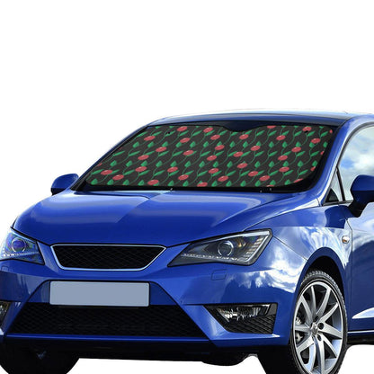 Cranberry Pattern Print Design CB01 Car Sun Shade-JorJune