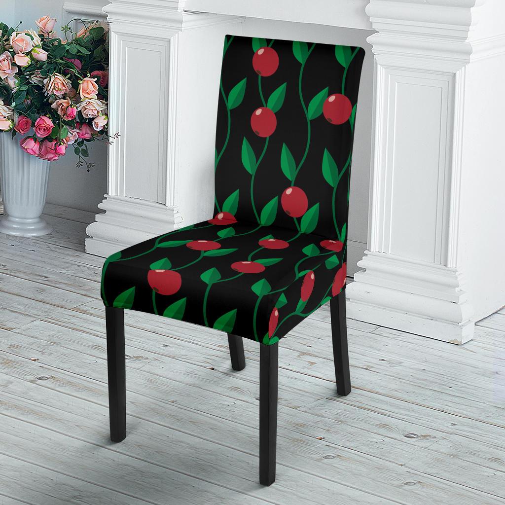 Cranberry Pattern Print Design CB01 Dining Chair Slipcover-JORJUNE.COM
