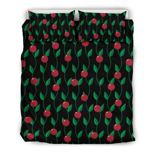 Cranberry Pattern Print Design CB01 Duvet Cover Bedding Set-JORJUNE.COM