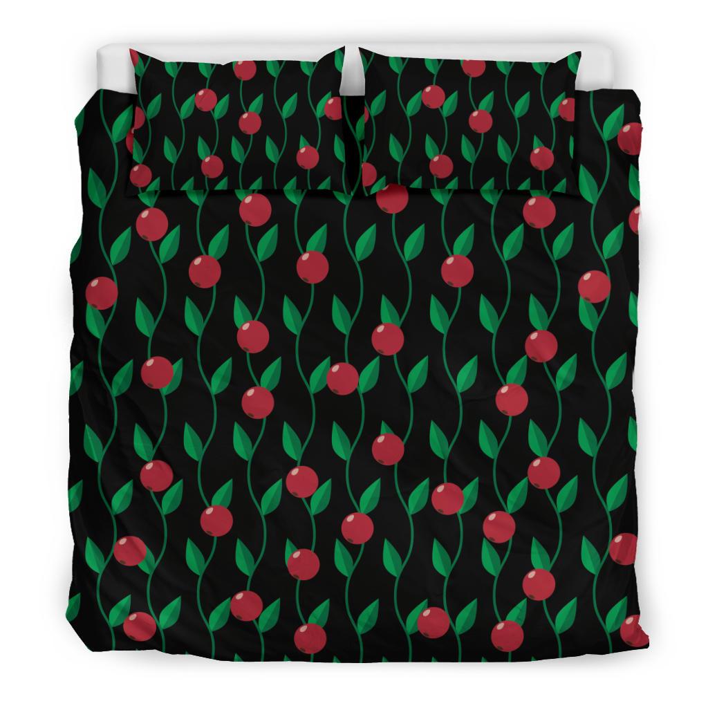 Cranberry Pattern Print Design CB01 Duvet Cover Bedding Set-JORJUNE.COM