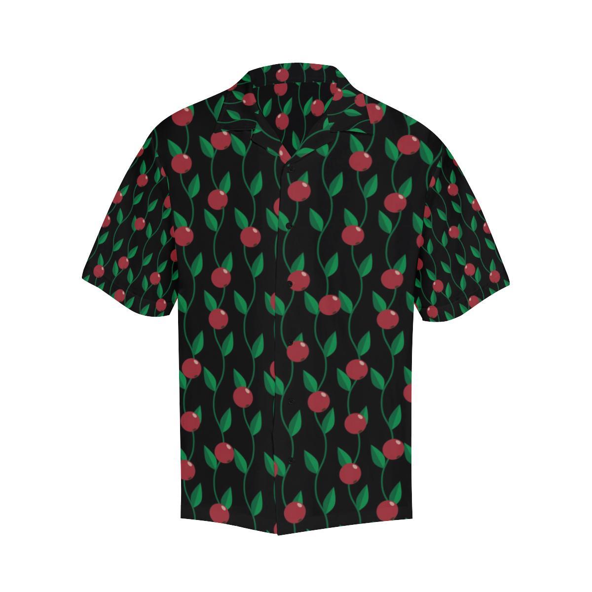 Cranberry Pattern Print Design CB01 Men Hawaiian Shirt-JorJune