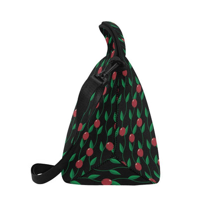 Cranberry Pattern Print Design CB01 Neoprene Lunch Bag-JorJune