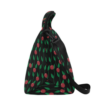Cranberry Pattern Print Design CB01 Neoprene Lunch Bag-JorJune