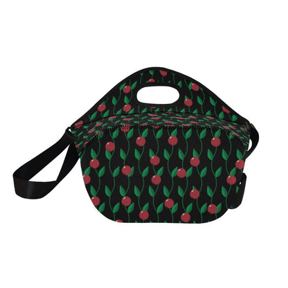 Cranberry Pattern Print Design CB01 Neoprene Lunch Bag-JorJune