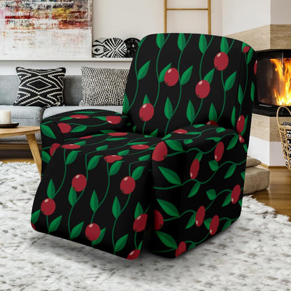 Cranberry Pattern Print Design CB01 Recliner Slipcover-JORJUNE.COM