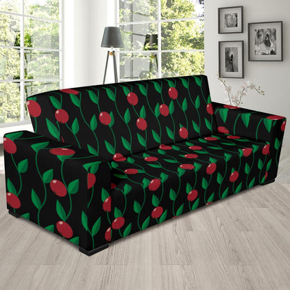 Cranberry Pattern Print Design CB01 Sofa Slipcover-JORJUNE.COM