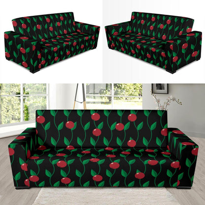 Cranberry Pattern Print Design CB01 Sofa Slipcover-JORJUNE.COM