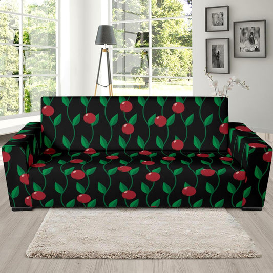 Cranberry Pattern Print Design CB01 Sofa Slipcover-JORJUNE.COM