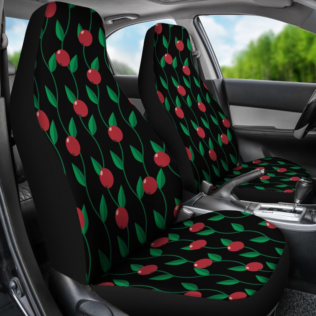 Cranberry Pattern Print Design CB01 Universal Fit Car Seat Covers