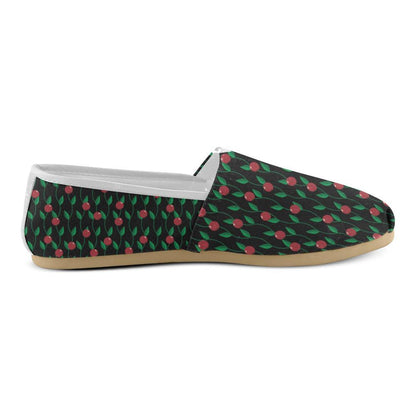 Cranberry Pattern Print Design CB01 Women Casual Shoes-JorJune.com