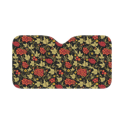 Cranberry Pattern Print Design CB02 Car Sun Shade-JorJune