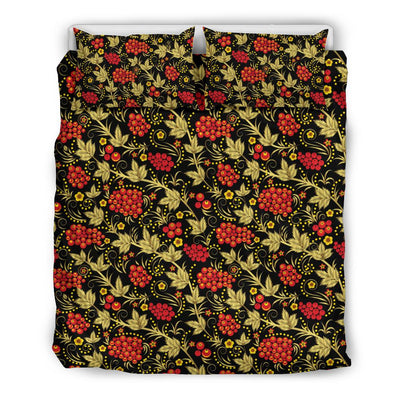 Cranberry Pattern Print Design CB02 Duvet Cover Bedding Set-JORJUNE.COM