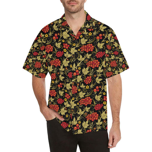 Cranberry Pattern Print Design CB02 Men Hawaiian Shirt-JorJune