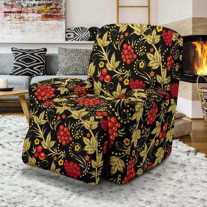 Cranberry Pattern Print Design CB02 Recliner Slipcover-JORJUNE.COM