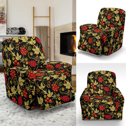 Cranberry Pattern Print Design CB02 Recliner Slipcover-JORJUNE.COM