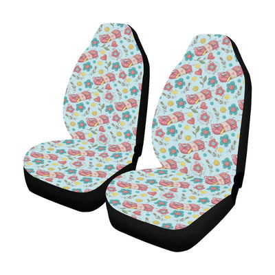 Crochet Pattern Print Design 01 Car Seat Covers (Set of 2)-JORJUNE.COM