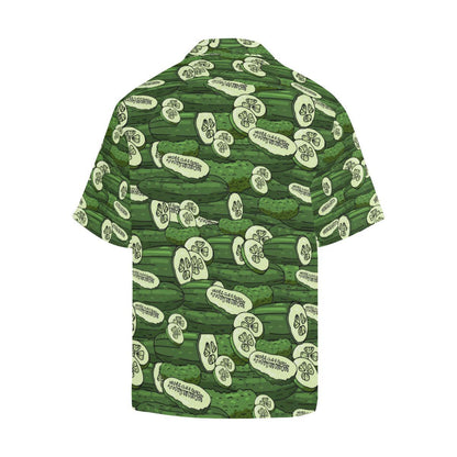 Cucumber Pattern Print Design CC01 Men Hawaiian Shirt-JorJune