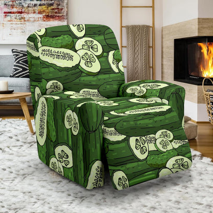 Cucumber Pattern Print Design CC01 Recliner Slipcover-JORJUNE.COM