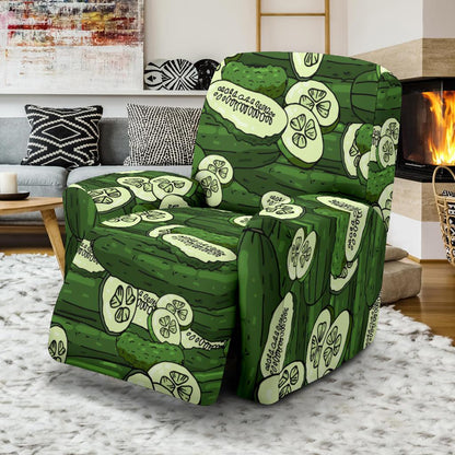 Cucumber Pattern Print Design CC01 Recliner Slipcover-JORJUNE.COM