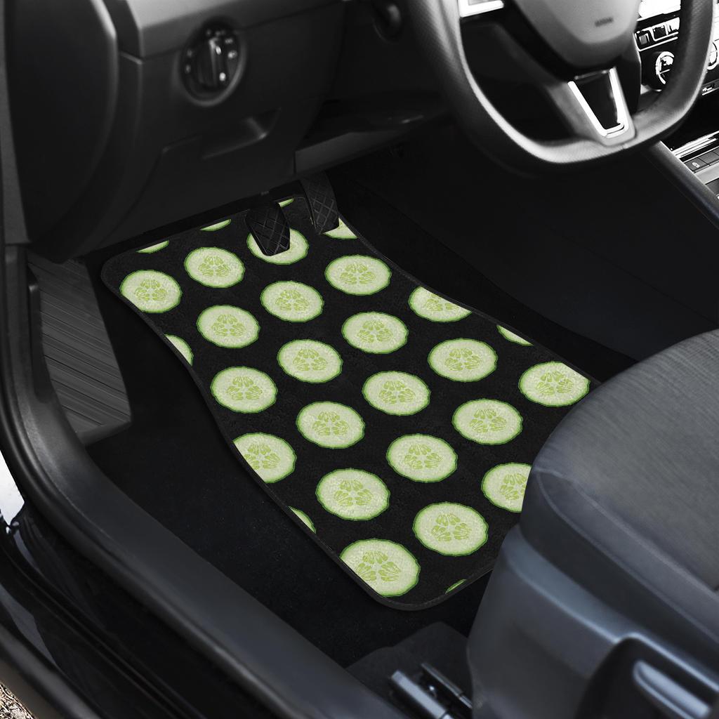 Cucumber Pattern Print Design CC02 Car Floor Mats-JorJune
