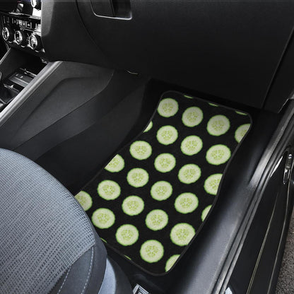 Cucumber Pattern Print Design CC02 Car Floor Mats-JorJune