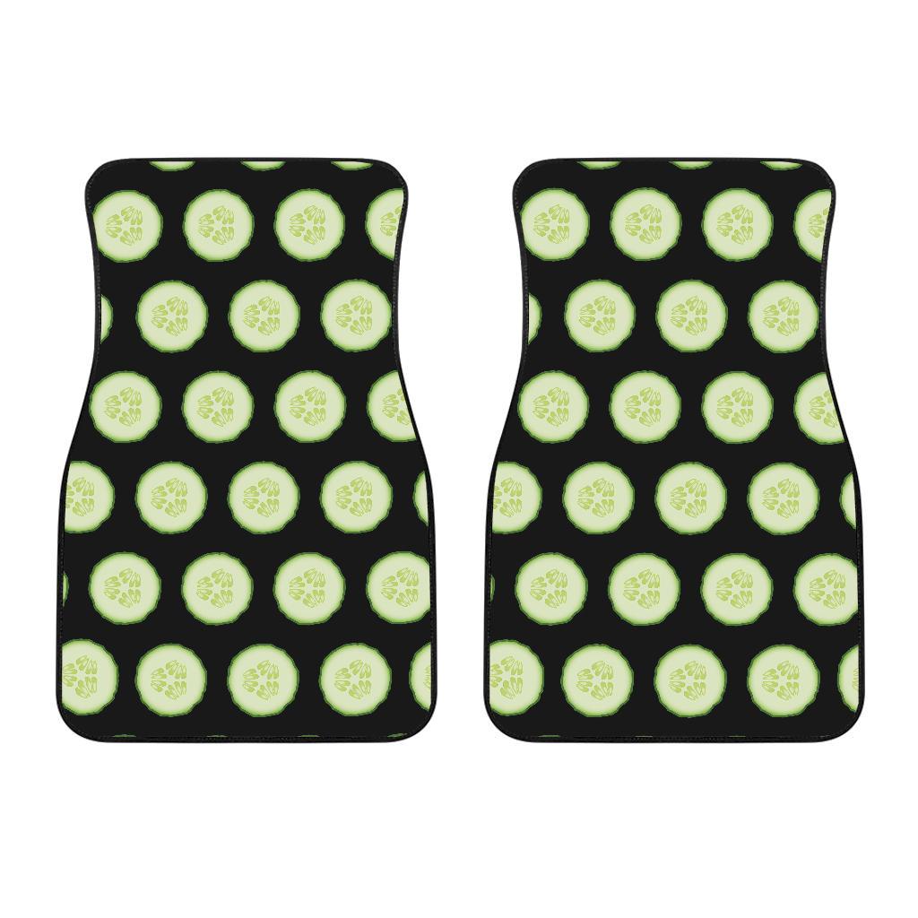 Cucumber Pattern Print Design CC02 Car Floor Mats-JorJune