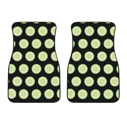Cucumber Pattern Print Design CC02 Car Floor Mats-JorJune