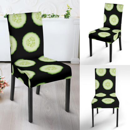 Cucumber Pattern Print Design CC02 Dining Chair Slipcover-JORJUNE.COM