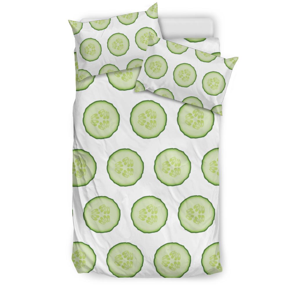 Cucumber Pattern Print Design CC02 Duvet Cover Bedding Set-JORJUNE.COM