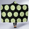 Cucumber Pattern Print Design CC02 Hooded Blanket-JORJUNE.COM