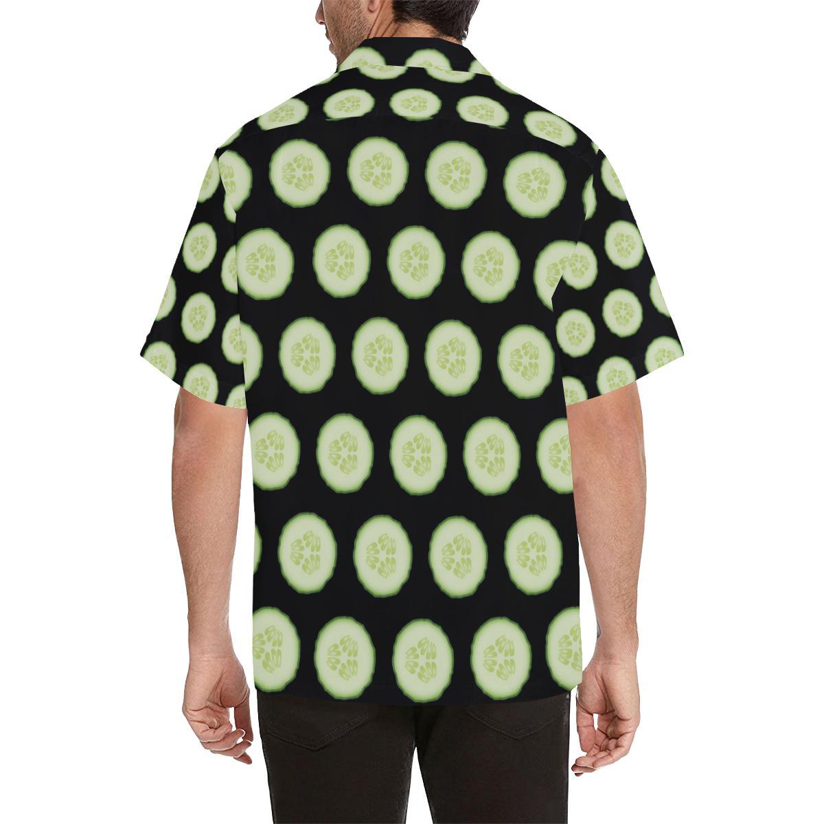 Cucumber Pattern Print Design CC02 Men Hawaiian Shirt-JorJune