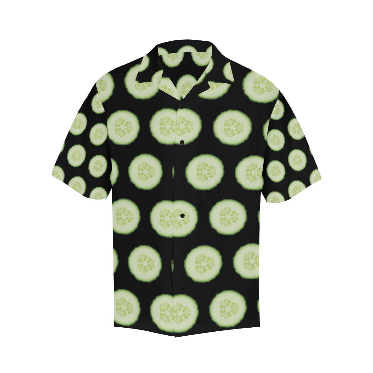 Cucumber Pattern Print Design CC02 Men Hawaiian Shirt-JorJune