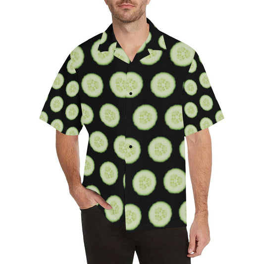 Cucumber Pattern Print Design CC02 Men Hawaiian Shirt-JorJune