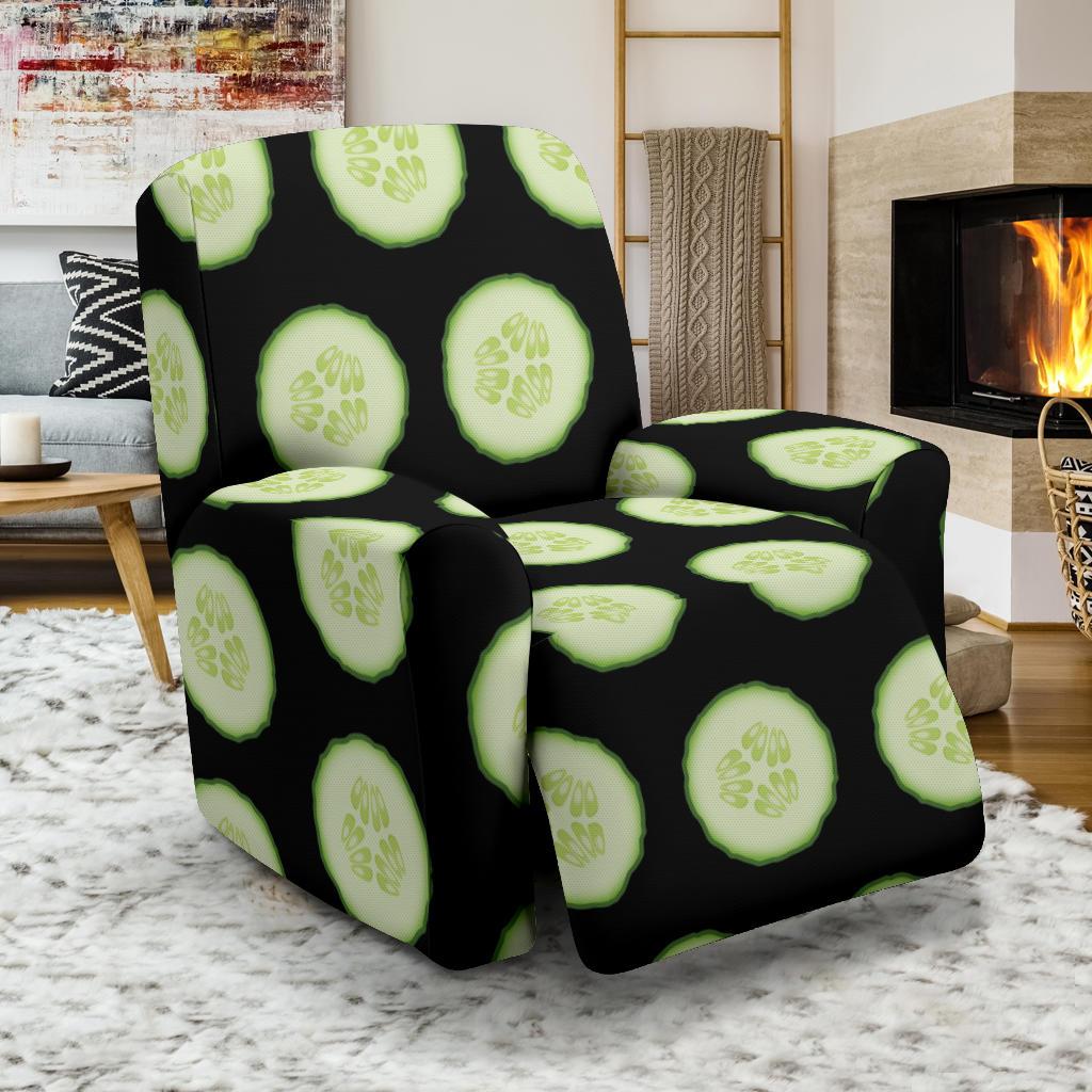 Cucumber Pattern Print Design CC02 Recliner Slipcover-JORJUNE.COM
