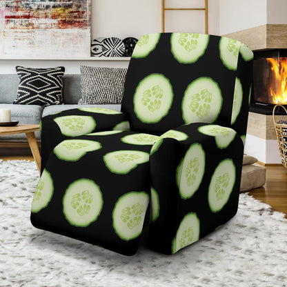 Cucumber Pattern Print Design CC02 Recliner Slipcover-JORJUNE.COM