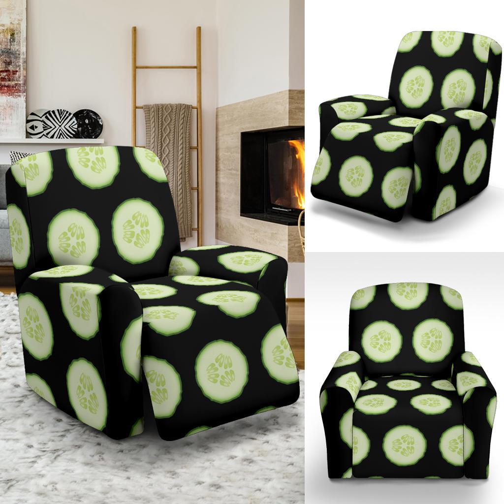 Cucumber Pattern Print Design CC02 Recliner Slipcover-JORJUNE.COM