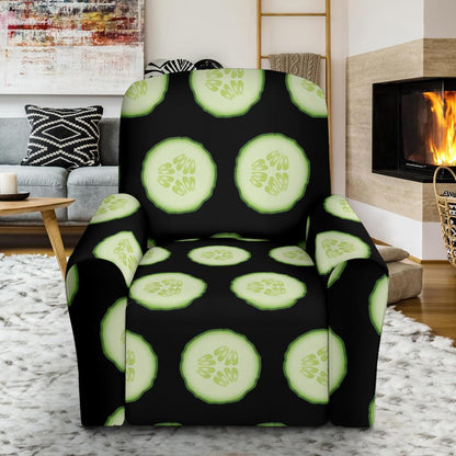 Cucumber Pattern Print Design CC02 Recliner Slipcover-JORJUNE.COM