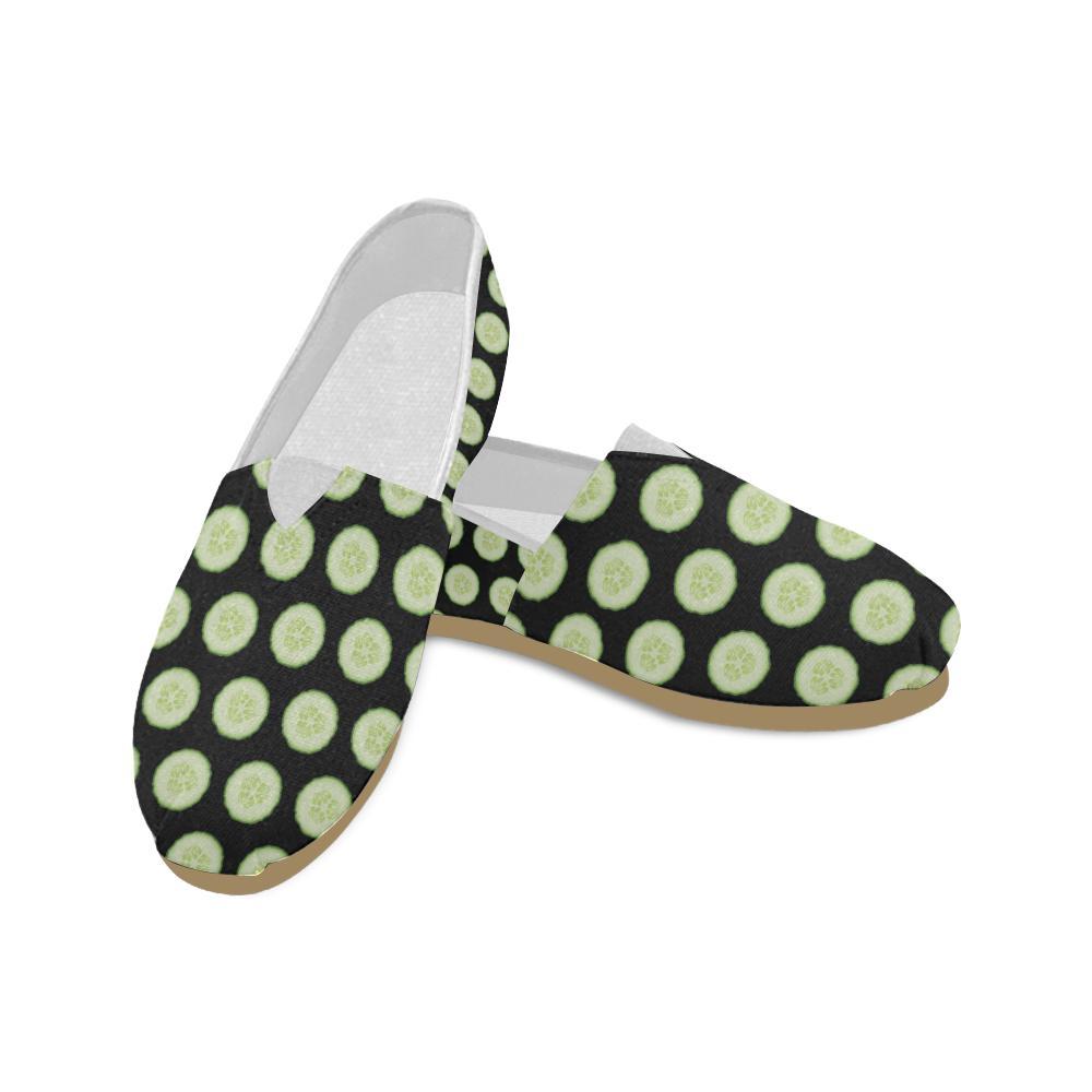 Cucumber Pattern Print Design CC02 Women Casual Shoes-JorJune.com
