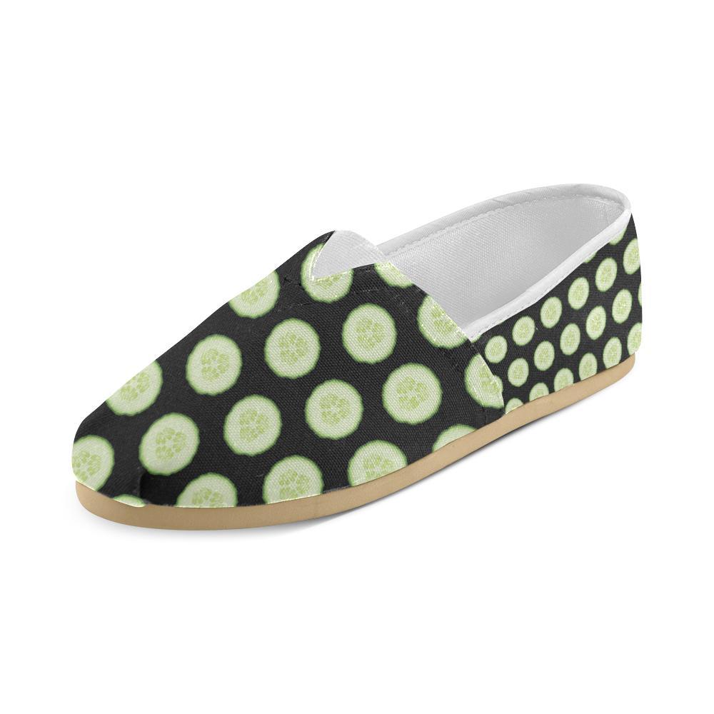 Cucumber Pattern Print Design CC02 Women Casual Shoes-JorJune.com