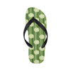 Cucumber Pattern Print Design CC03 Flip Flops-JorJune