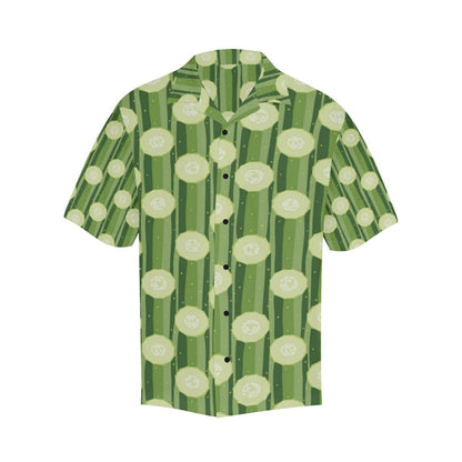 Cucumber Pattern Print Design CC03 Men Hawaiian Shirt-JorJune