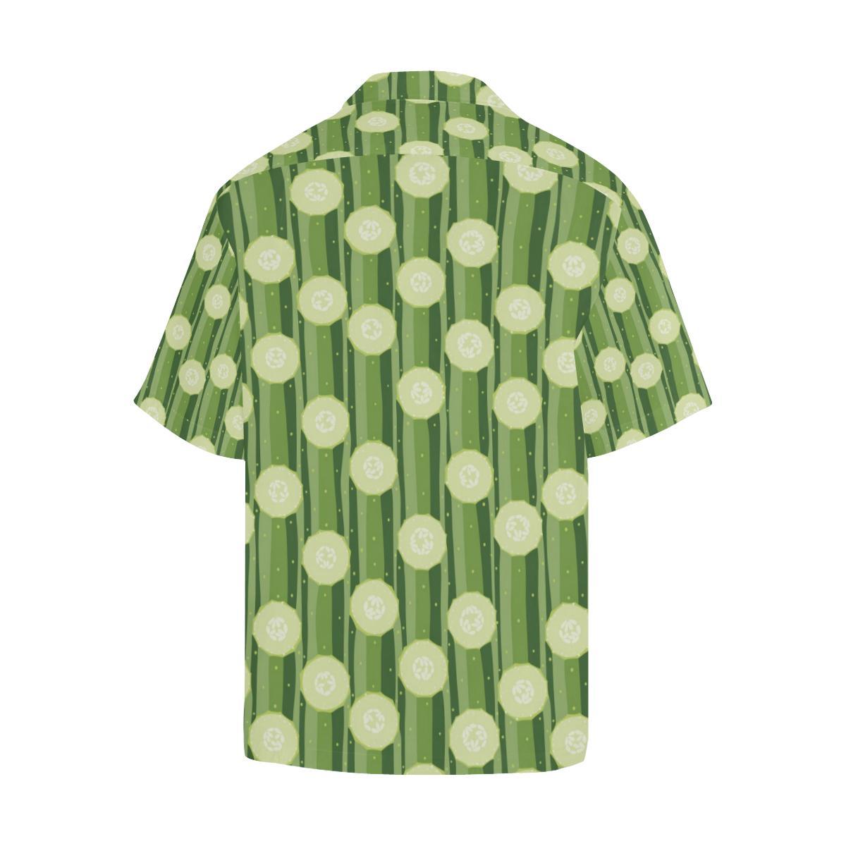 Cucumber Pattern Print Design CC03 Men Hawaiian Shirt-JorJune