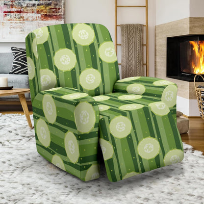 Cucumber Pattern Print Design CC03 Recliner Slipcover-JORJUNE.COM