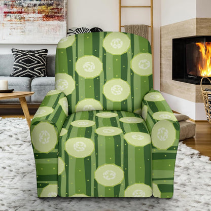 Cucumber Pattern Print Design CC03 Recliner Slipcover-JORJUNE.COM