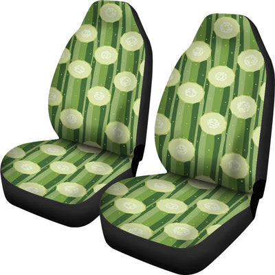 Cucumber Pattern Print Design CC03 Universal Fit Car Seat Covers