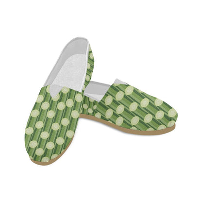 Cucumber Pattern Print Design CC03 Women Casual Shoes-JorJune.com