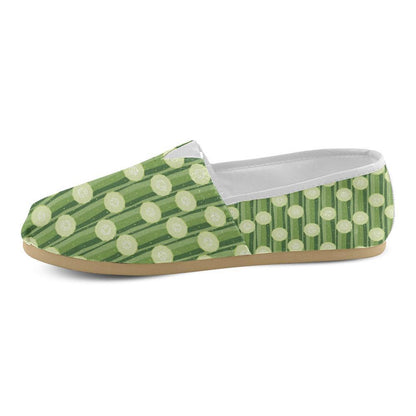 Cucumber Pattern Print Design CC03 Women Casual Shoes-JorJune.com