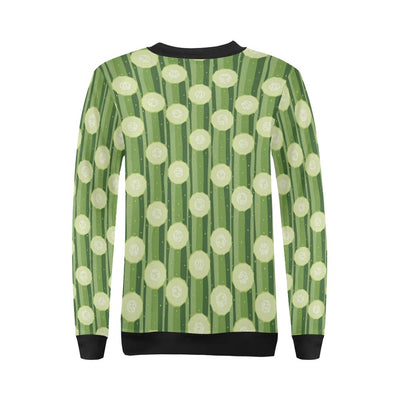 Cucumber Pattern Print Design CC03 Women Long Sleeve Sweatshirt-JorJune
